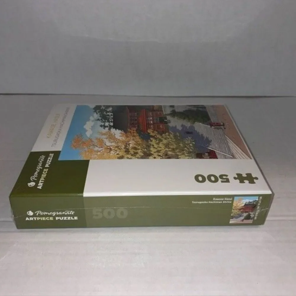 Pomegranate Kawase Hasui Tsurugaoka Hachiman Shrine 500 Piece Art Jigsaw Puzzle